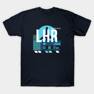 London Heathrow (LHR) Airport // Sunset Baggage Tag T-Shirt